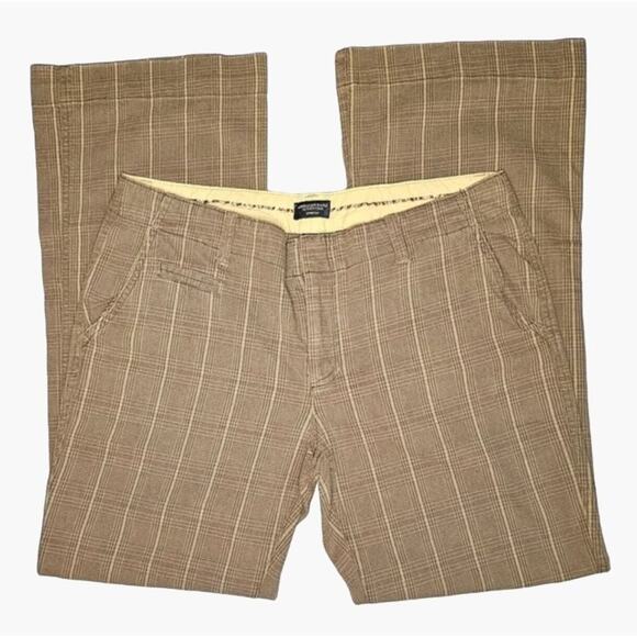 Y2K Vintage late 90s American Eagle outfitters Plaid Pants Women's Size 4 - Picture 4 of 9